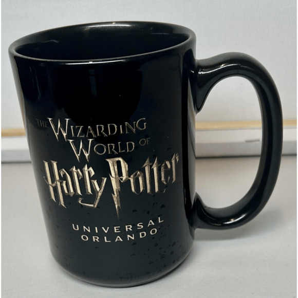 Wizarding World Of Harry Potter Universal Orlando Black 4.5" Souvenir Coffee Mug - Picture 3 of 12